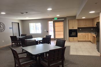 Community room with kitchenette
